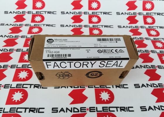 AB New Allen Bradley 1762-IQ8 24VDC Sinkquelle Eingangsmodul 762IQ8