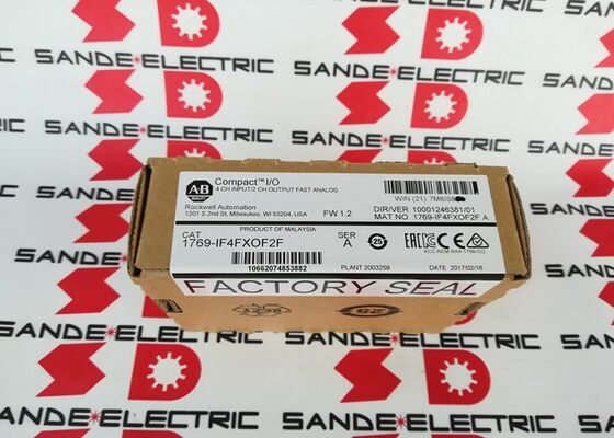 Neues AB 1769-IF4FXOF2F CompactLogix-Analogmodul in der Box 1769IF4FXOF2F 1769-IF4FX0F2F
