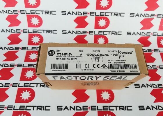 Ein neues Allen Bradley 1769-IF16V /A 2014 16-Kanal-Analog-Spannungs-Eingangsmodule