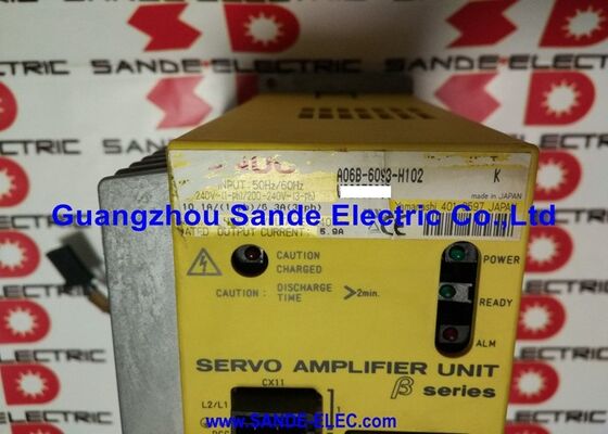 Fanuc-Servoverstärker 200-240VAC 6,3A/5,9 Ampere A06B-6093-H102 A06B6093H102 A06B-6093-H102