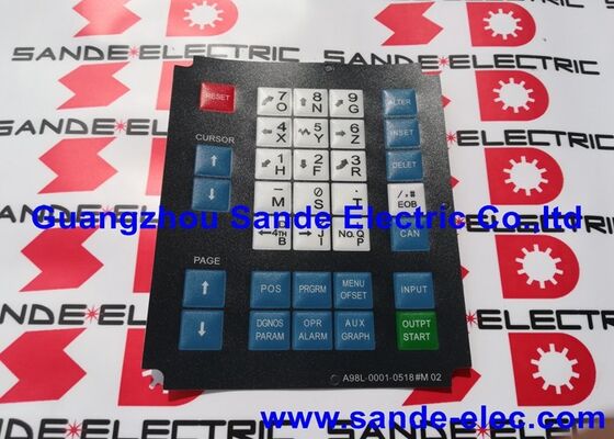 FANUC-Membran A98L-0001-0518#M02 A98L00010518-M02 FANUC-Tastaturfilm A98L-OOO1-O518#MO2