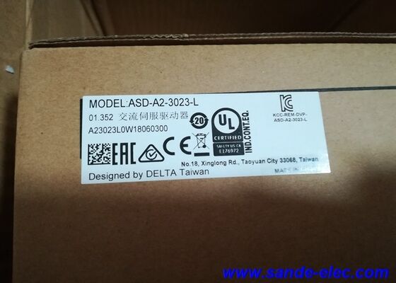 DELTA ASD-A2-3023-L Servomotor-Treiber-Kits 3,0 kW 1500 Rpm 19,1 Nm