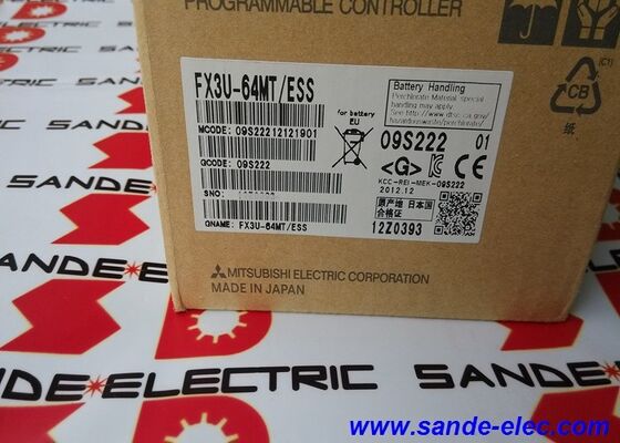 Mitsubishi FX3U-64MT/ESS Basisgerät Ac 100-240v 32 Eingänge Dc 24v 32 Transistoren