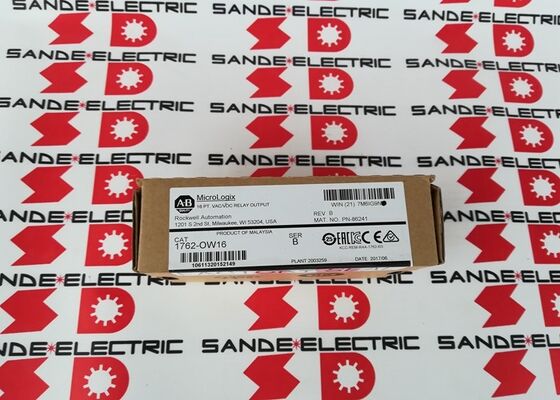 Eine Fabrik versiegelt Allen Bradley Micrologix 16-Punkte-Ausgabe Modell 1762-OW16 1762OW16 1762-0W16