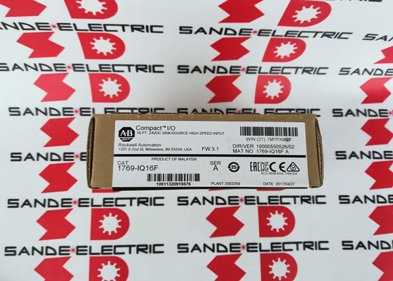 Ein neues AB 1769-IQ16F Hochgeschwindigkeits-Eingabemodul in Box 1769IQ16F