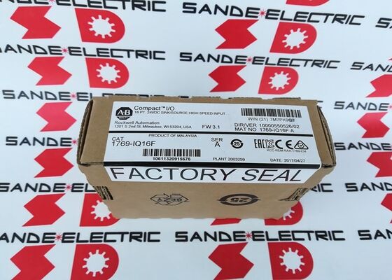 Ein neues AB 1769-IQ16F Hochgeschwindigkeits-Eingabemodul in Box 1769IQ16F