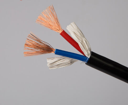 GB Kupfer-Kern-Stromkabel 2-Kern RVV0.5 0.75 1.0 1.5 2.5 4 Quadrat-Überwachung weiche Hülle Draht