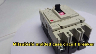 Mitsubishi NF63-SV 3P 50A MCCB | 7,5 kA thermisch-magnetisch | Vitrine für Leistungsschalter der Standardklasse WS-V